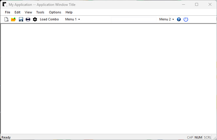MyApp after initial build